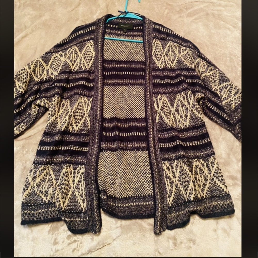 Cute printed cardigan size small